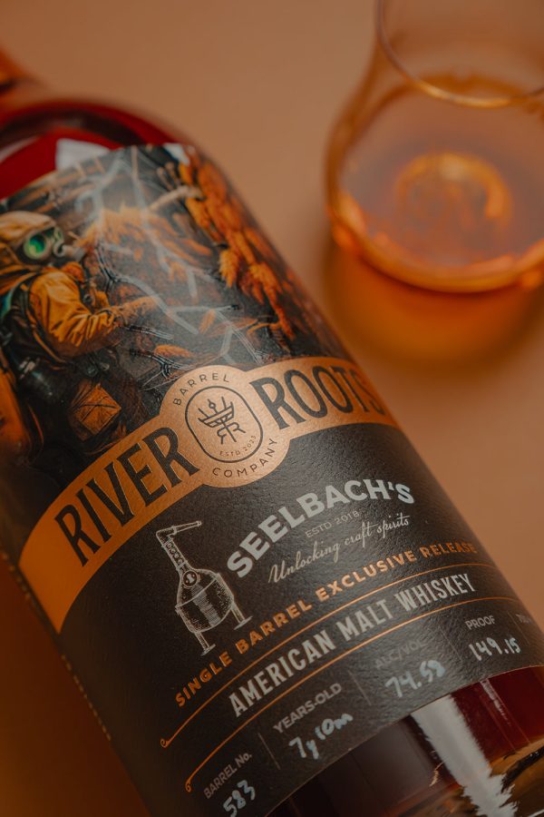 River Roots American Malt Whiskey #583 149.15 proof - Selected by Seelbach s Sale - Image 2
