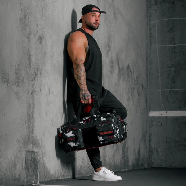 40L Ultimate Duffle Bag Black Lightning Immortal Red Cheap - Image 5
