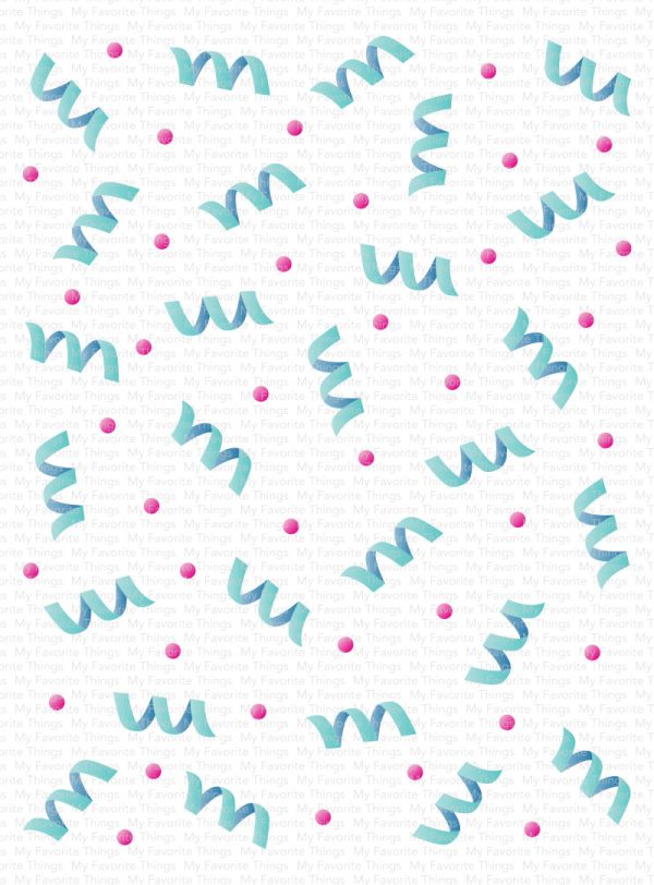 Party Streamers Stencil Set on Sale - Image 3