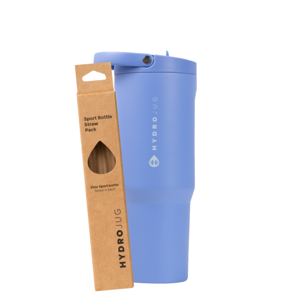 Light Blue Sport 32oz + Replacement Straw Pack on Sale