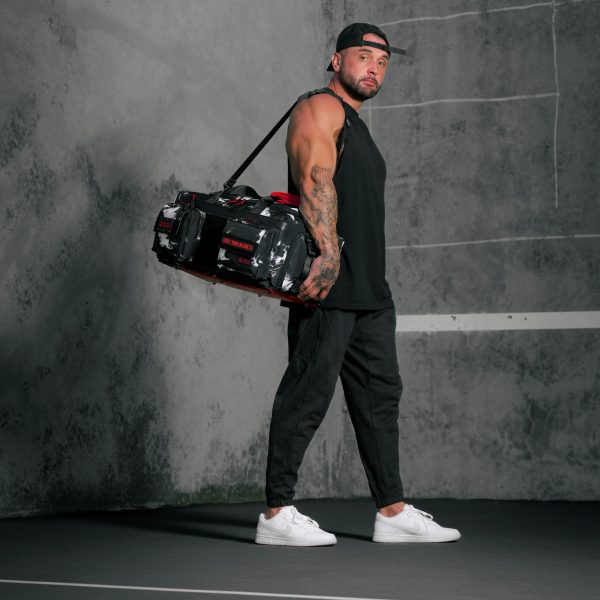 40L Ultimate Duffle Bag Black Lightning Immortal Red Cheap - Image 4