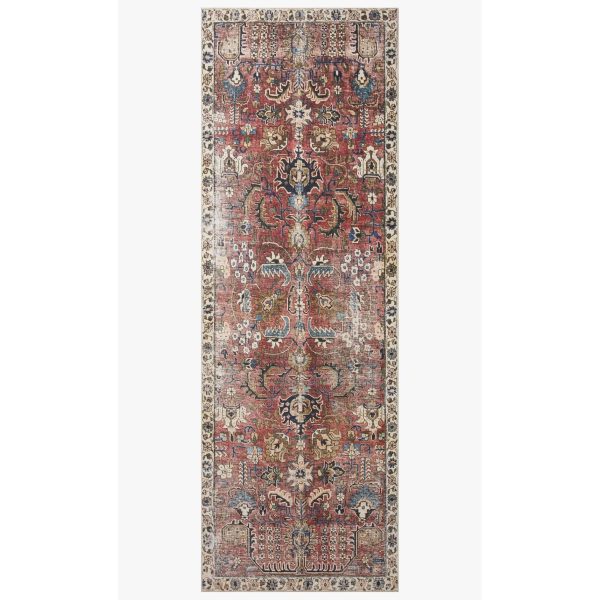 Chris Loves Julia Jules Merlot Multi Rug For Discount - Image 3